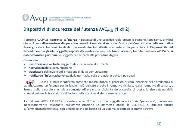 SCARICA FASCICOLO AVCPASS